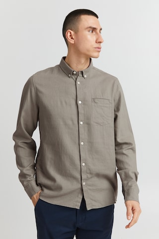 !Solid Regular fit Button Up Shirt 'Allan' in Beige: front