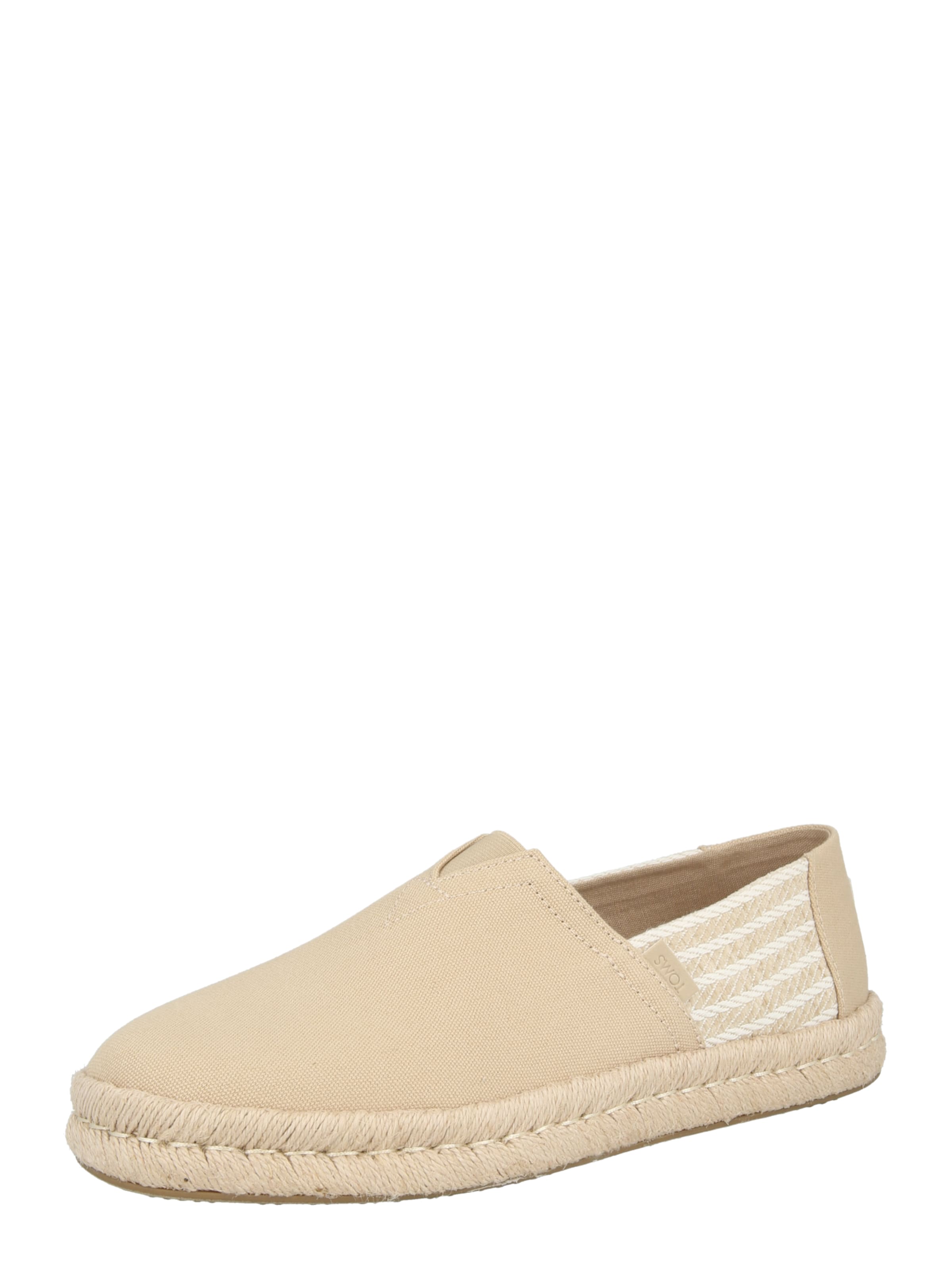 TOMS Espadrilles in Beige: voorkant
