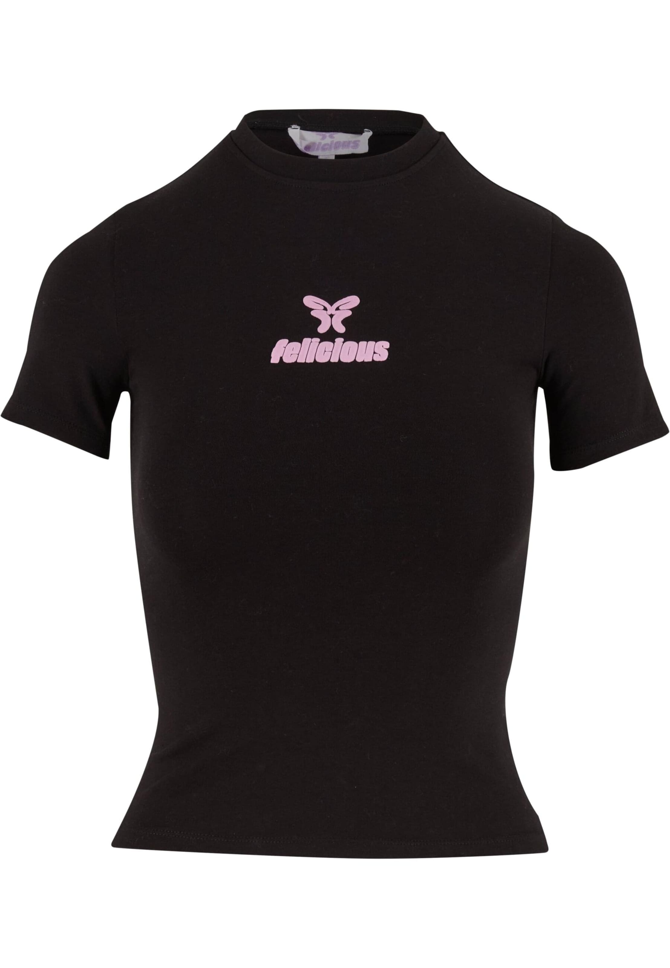 Felicious T-shirt i svart: framsida