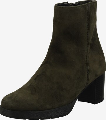 GABOR Ankle Boots in Green: front