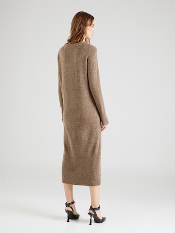 VERO MODA Knitted dress 'PLAZA' in Brown