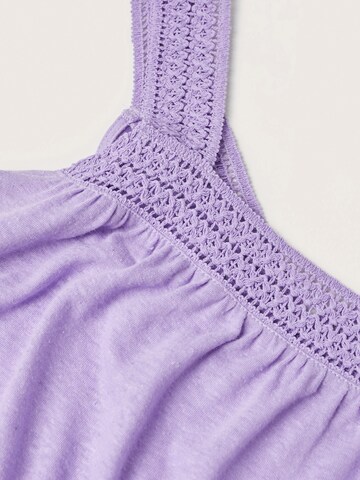 MANGO Top 'MILEY' in Purple