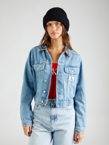 Calvin Klein Jeans Übergangsjacke in Blau: predná strana
