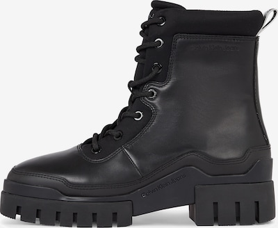 Calvin Klein Bottines à lacets en noir, Vue avec produit