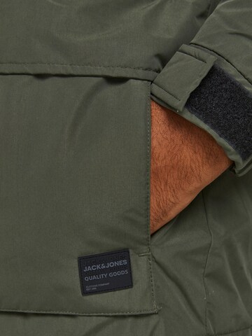 Parka invernale 'Super' di Jack & Jones Plus in verde