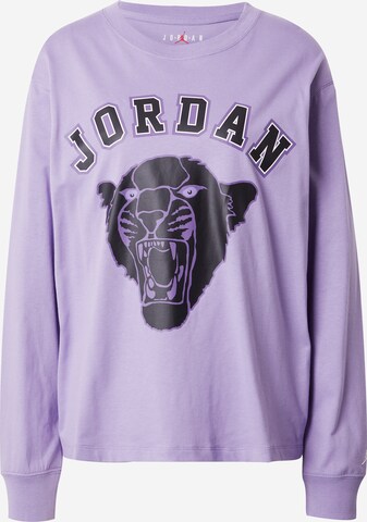 T-shirt Jordan en violet : devant