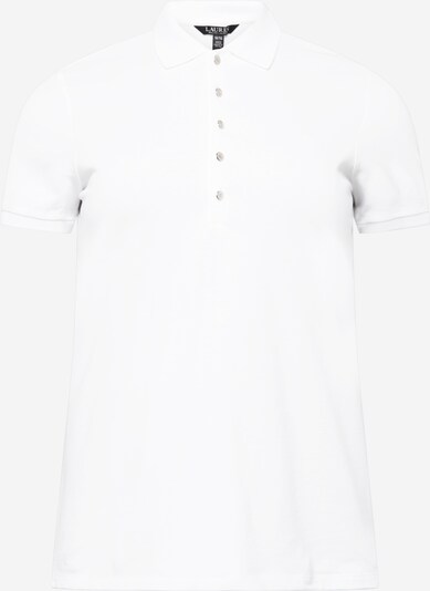 Lauren Ralph Lauren Plus Poloshirt in weiß, Produktansicht