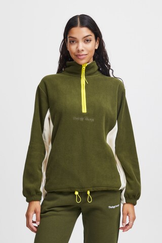 The Jogg Concept Sportief sweatshirt 'Clara' in Groen: voorkant