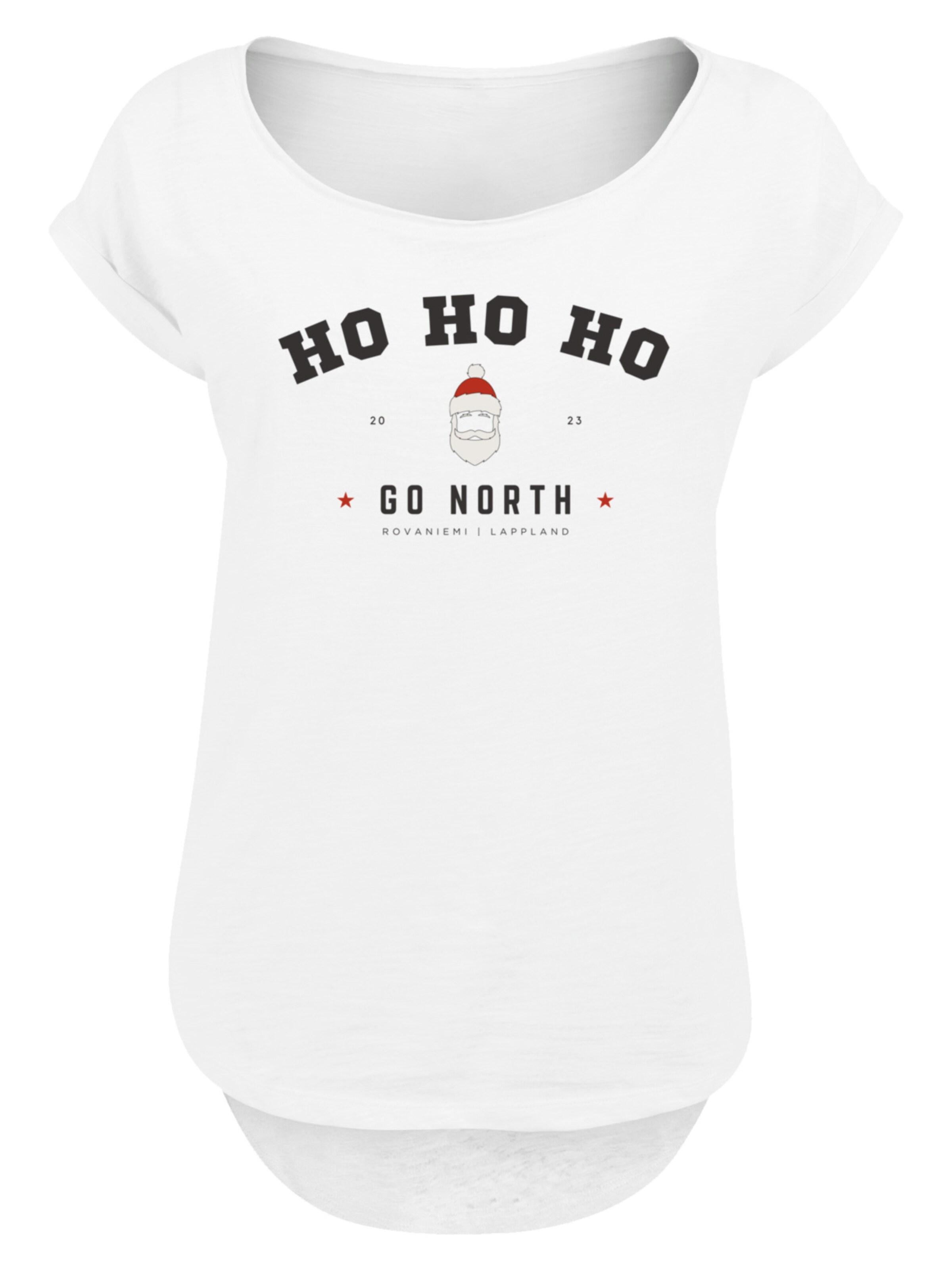 F4NT4STIC Shirt in Wit: voorkant