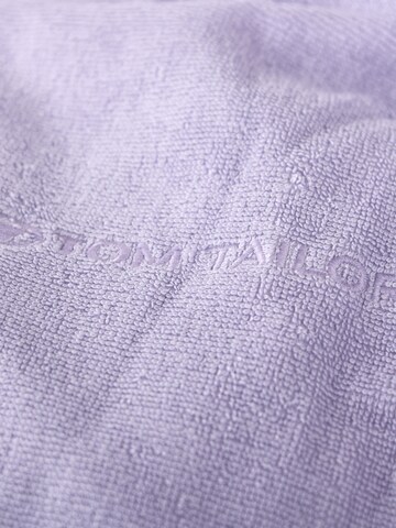 TOM TAILOR Long Bathrobe in Purple
