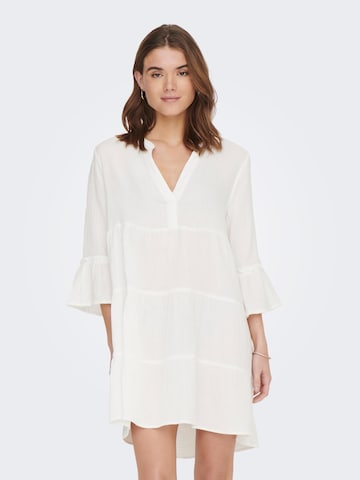 ONLY - Vestido camisero 'Thyra' en blanco