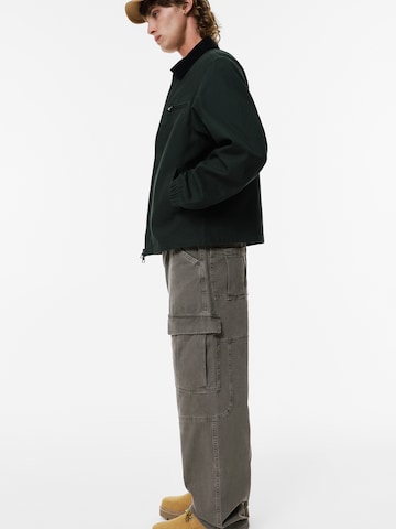 Pull&Bear Bootcut Cargo nadrágok - szürke