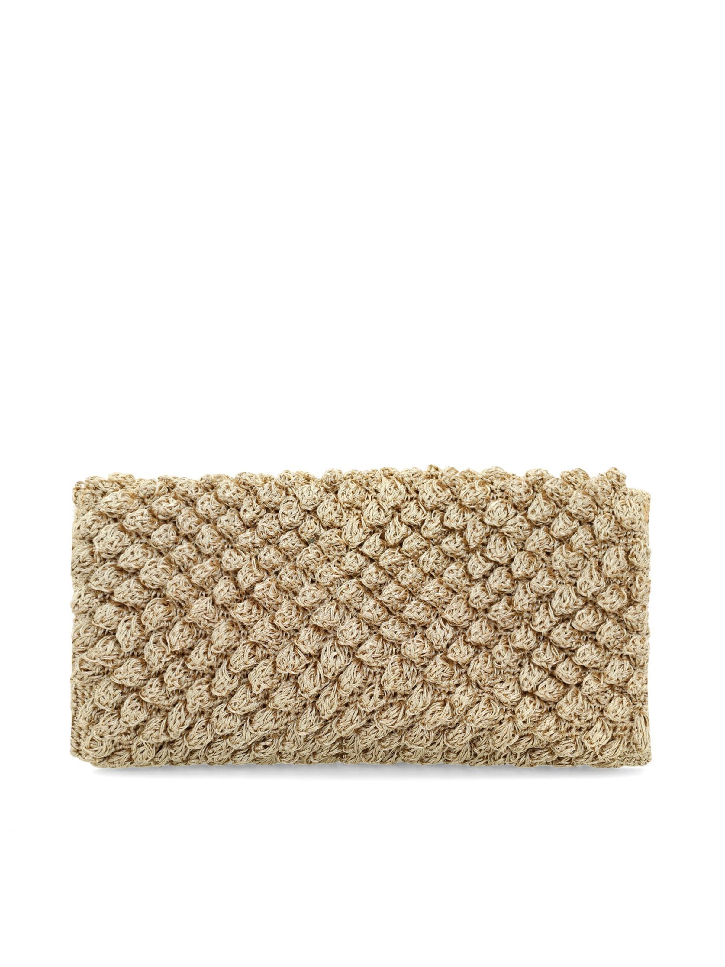 MANFIELD Clutch in Gold: front