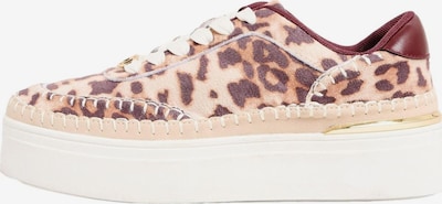 Lipsy Niske tenisice u bež / boja devine dlake (camel) / burgund, Pregled proizvoda