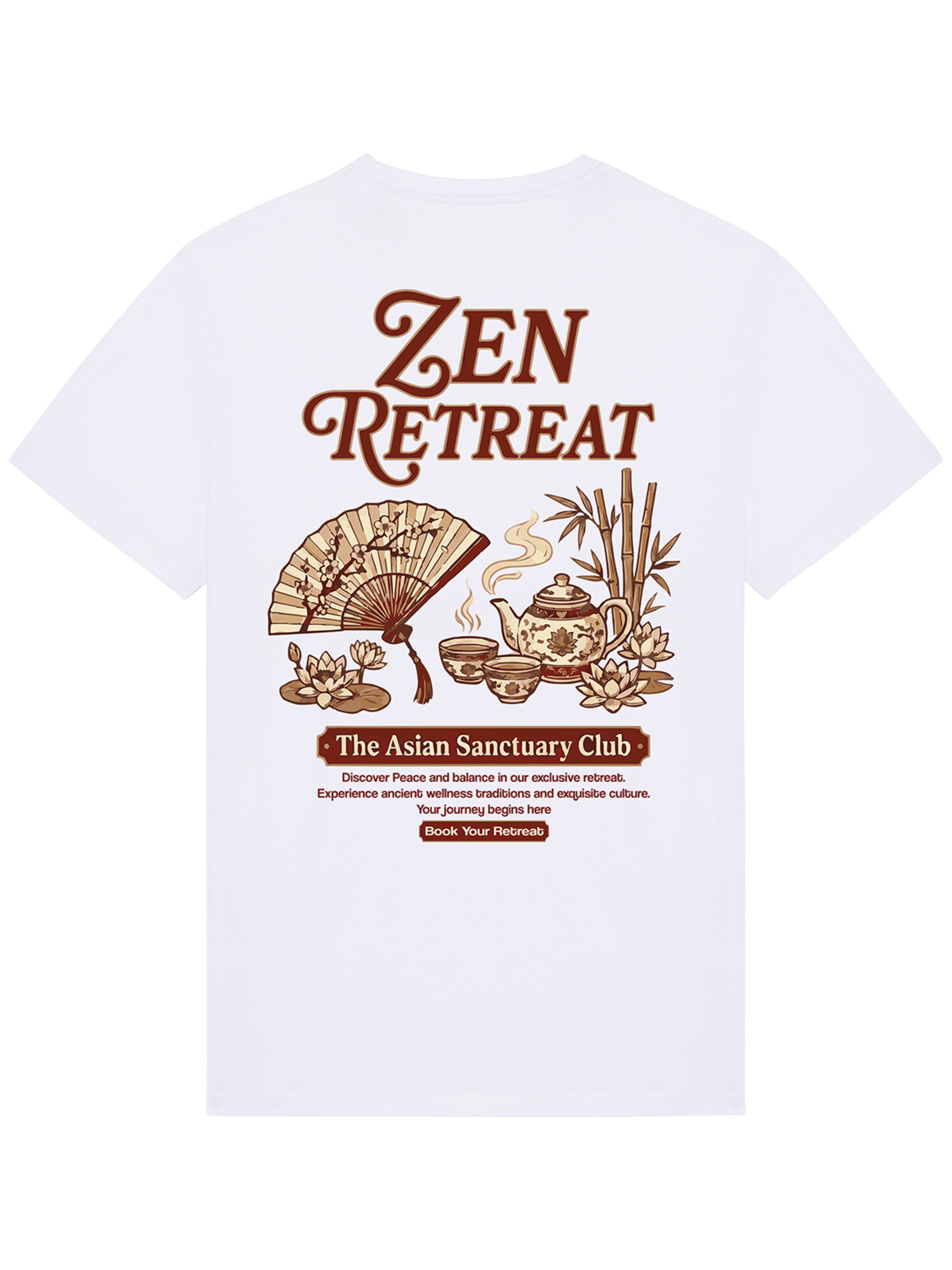 RoamLikeSummer Shirt 'Zen Retreat' in White