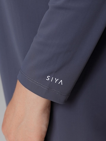 SIYA Swimwear High neck Badpak 'South - Covered' in Blauw