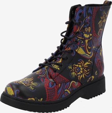 Palado by Sila Sahin Lace-up boot 'Djerba Fresco by Sila Sahin' in Black: front