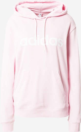 Felpa sportiva 'Essentials Linear' ADIDAS SPORTSWEAR di colore rosa pastello / bianco, Visualizzazione prodotti
