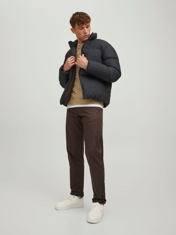 JACK & JONES Winterjas in Zwart