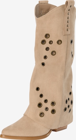 Bottes de cowboy Salinyang en vert : devant