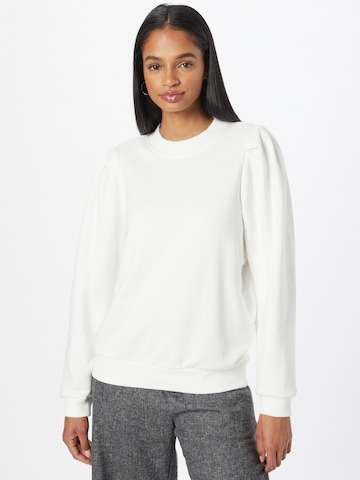 minus Sweatshirt 'Mika' in Weiß: Vorderseite
