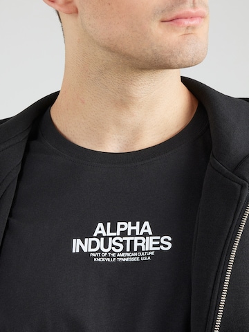 ALPHA INDUSTRIES Футболка 'Scorpion Cyborg' в Черный
