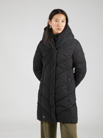 Manteau d’hiver 'NATALKA' Ragwear en noir : devant