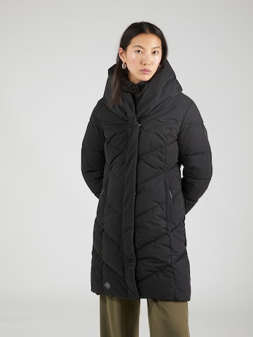 Ragwear Winter Coat 'NATALKA' in Black: front
