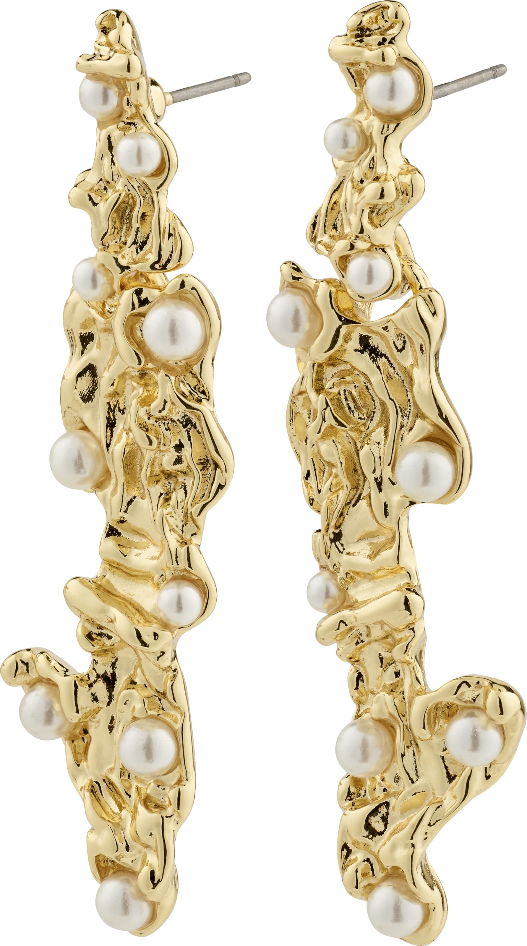 Pilgrim Oorbellen 'Jude' in Goud: voorkant