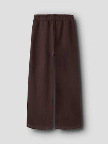 NAME IT Wide Leg Bukser 'NKMNasir' i brun