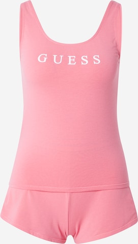 Shorty 'CARRIE' GUESS en rose : devant