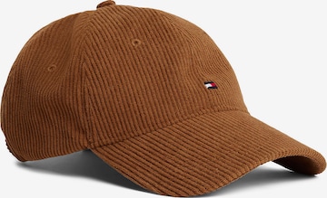 Casquette TOMMY HILFIGER en marron : devant