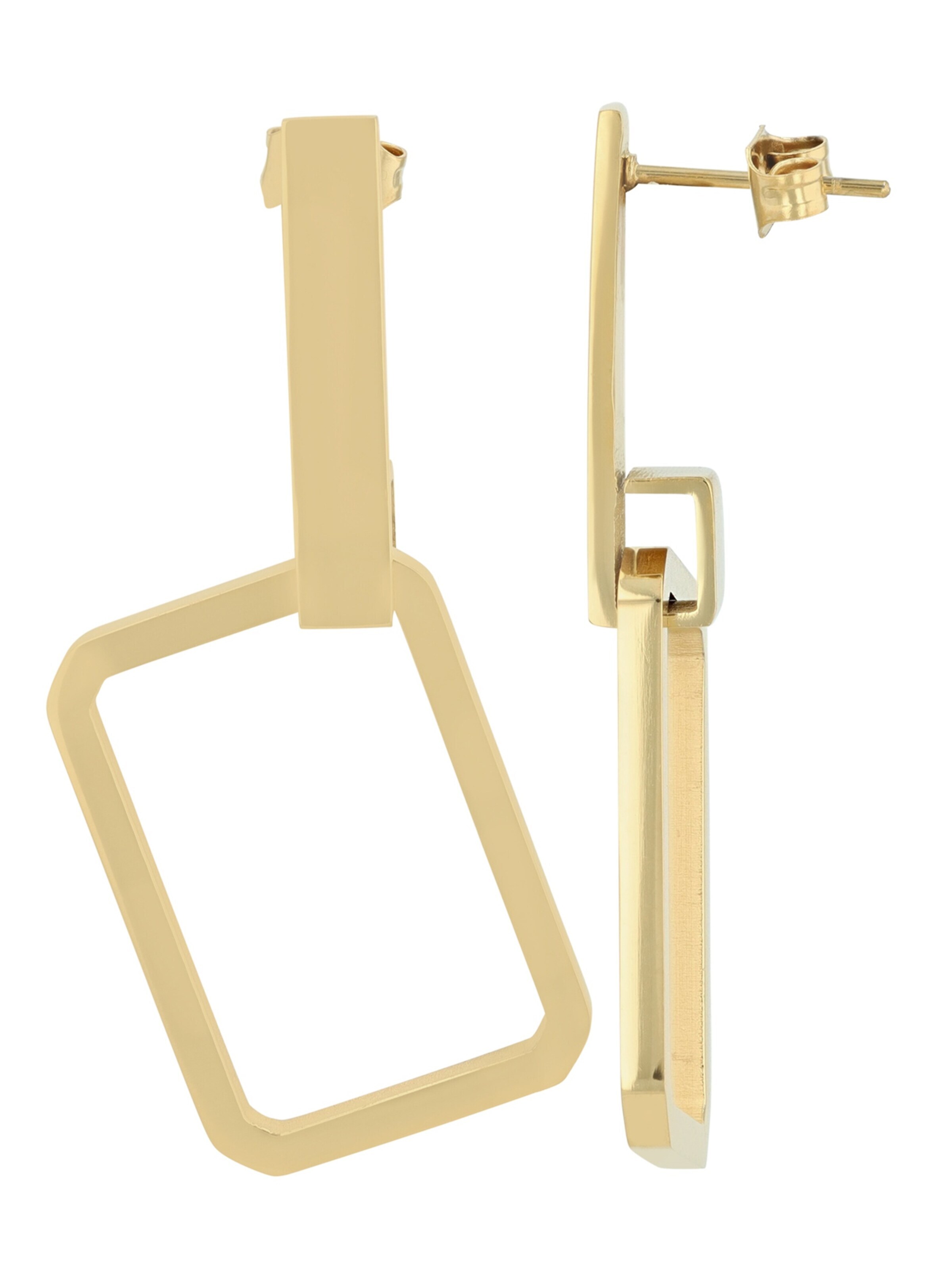 Akzent Earrings 'wasserfest' in Gold