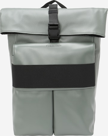 Calvin Klein Backpack in Grey: front