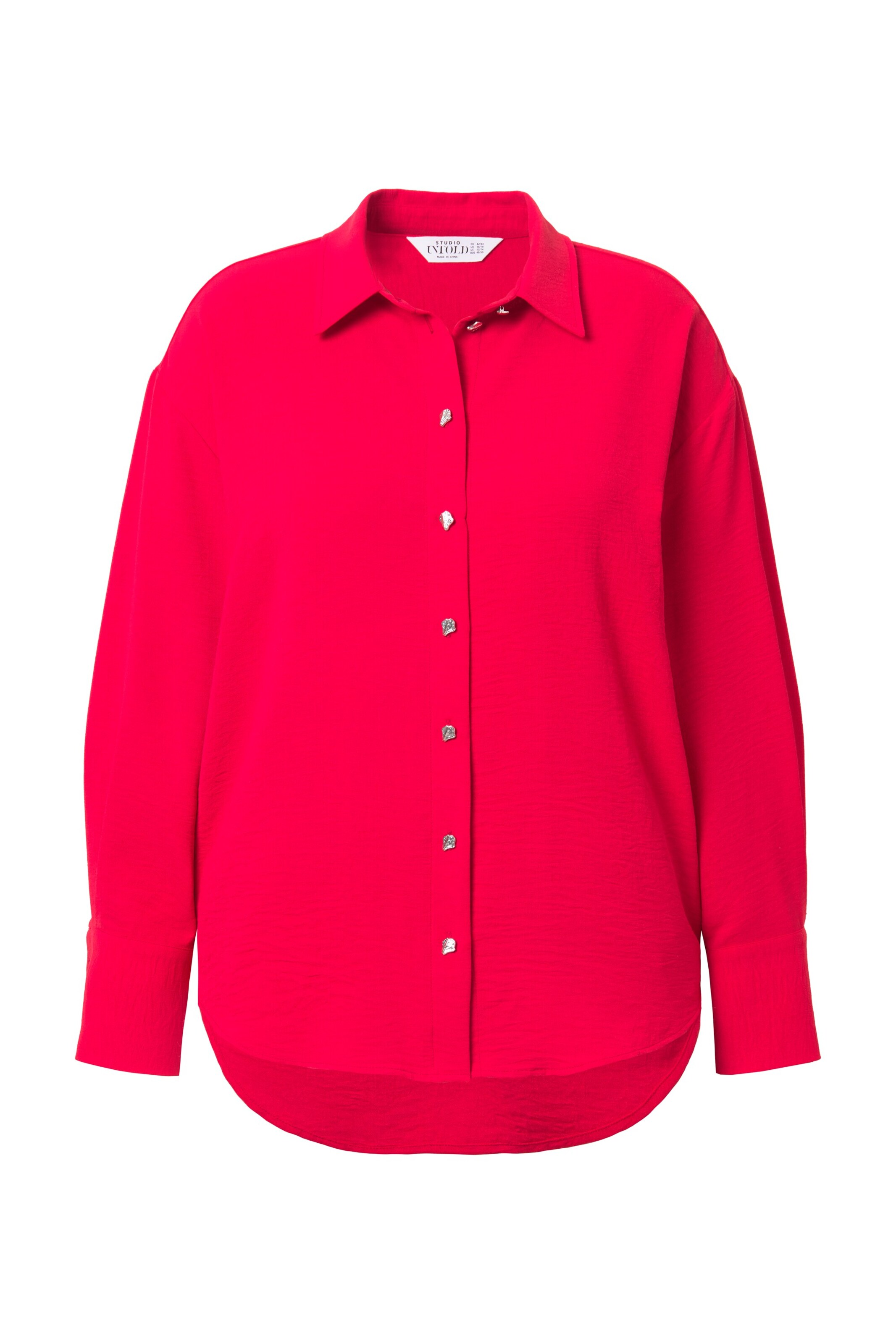 Studio Untold Blouse in Rood: voorkant