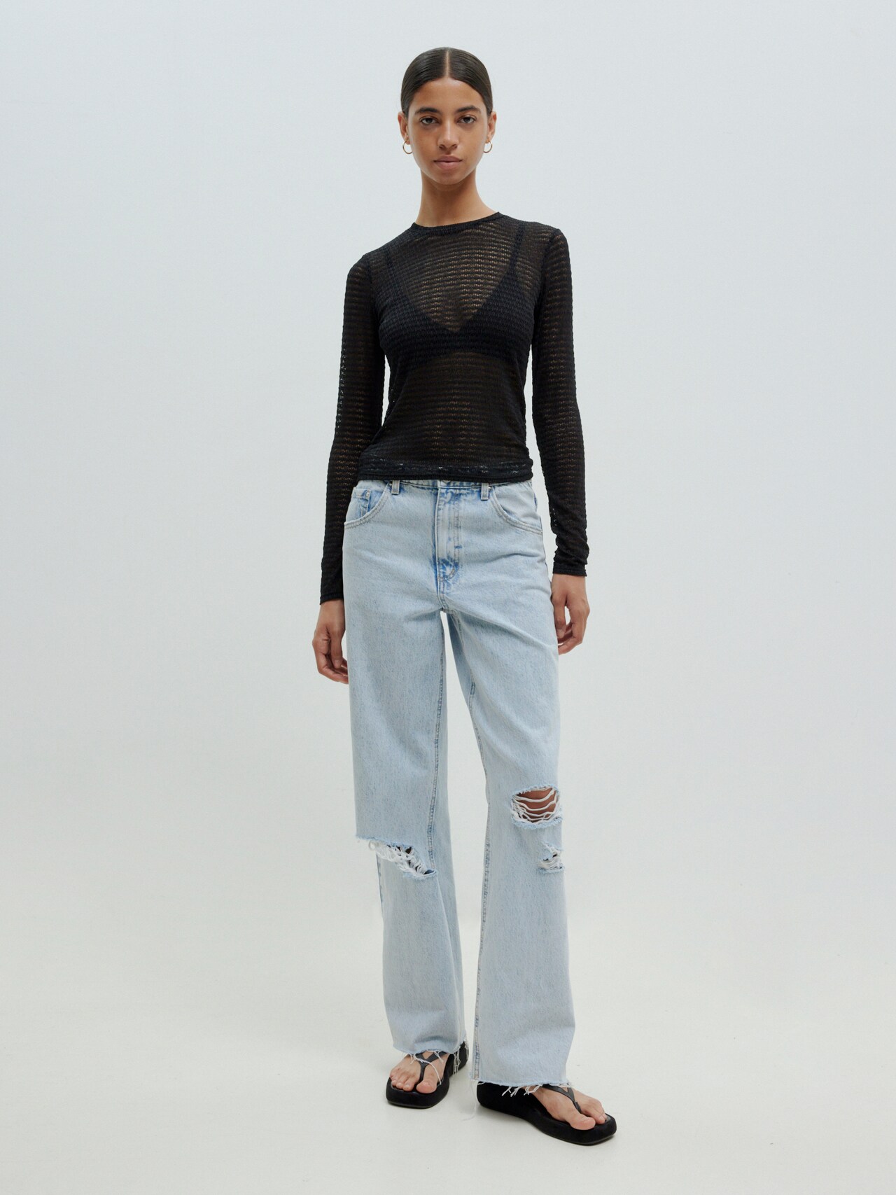 EDITED Shirt 'Ginger' Zwart