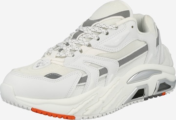 Plein Sport Sneakers 'The Scratch' in White: front