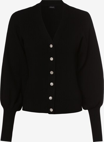 Aygill's Knit Cardigan in Black: front