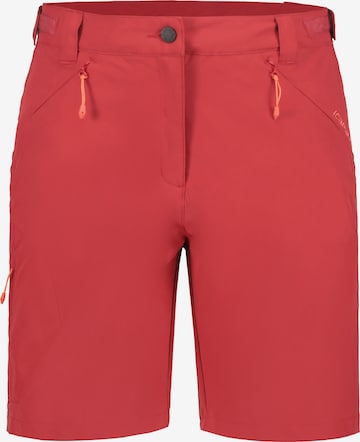 ICEPEAK Normální Sportovní kalhoty 'BEAUFORT' – červená: přední strana