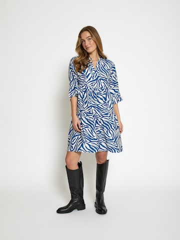 Peppercorn Jurk 'Katja' in Blauw: voorkant