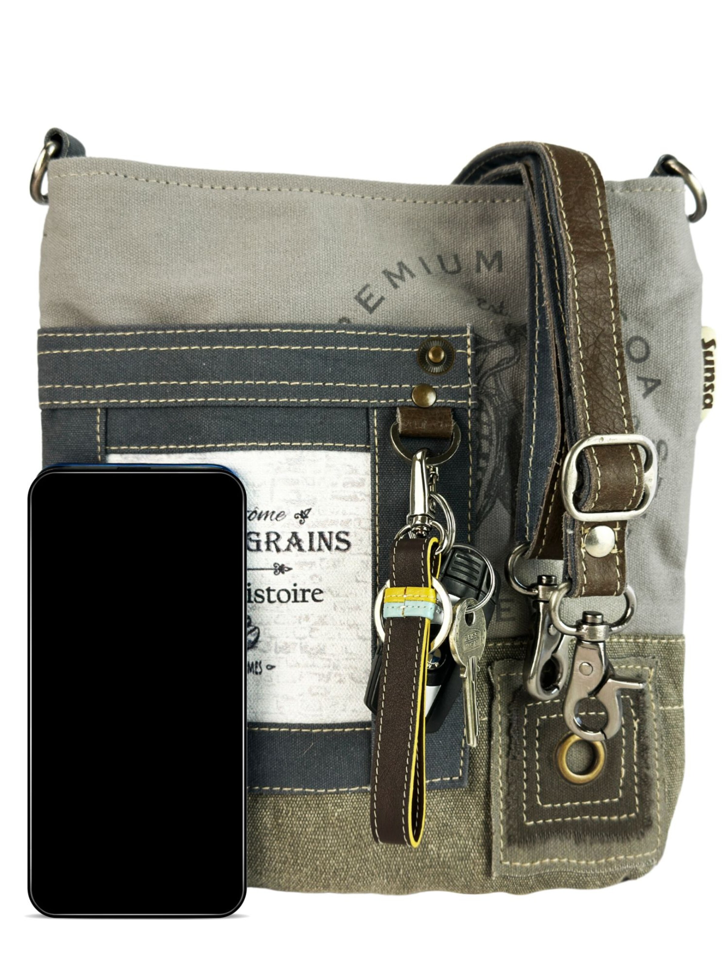 Sunsa Crossbody Bag 'Sunsa' in Grey