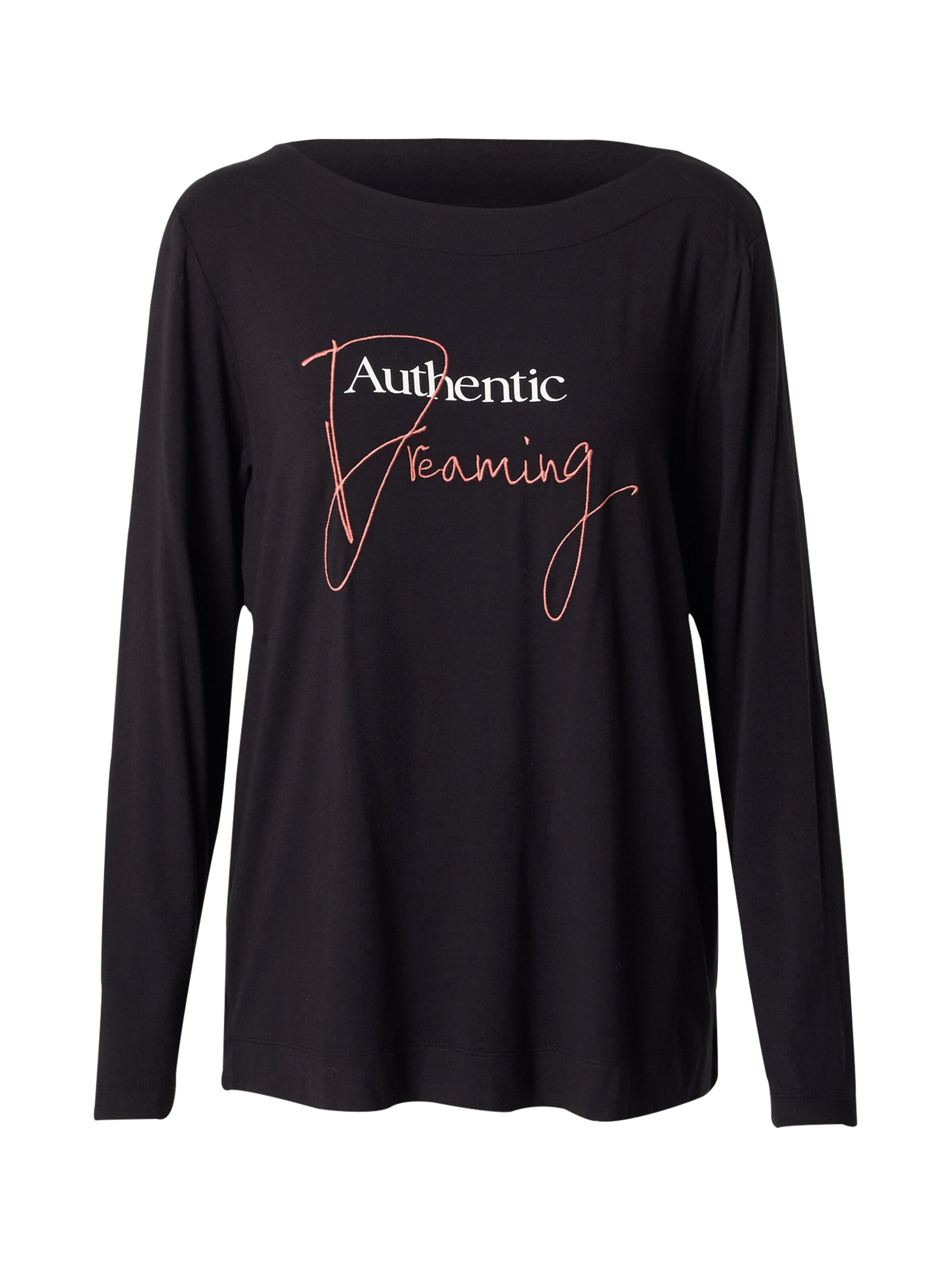 s.Oliver Μπλουζάκι σε μαύρο: μπροστά