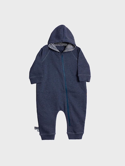 OrganicEra Romper/Bodysuit 'OrganicEra Organic Baby Jumpsuit with Zip' in 68 in Indigo, Item view