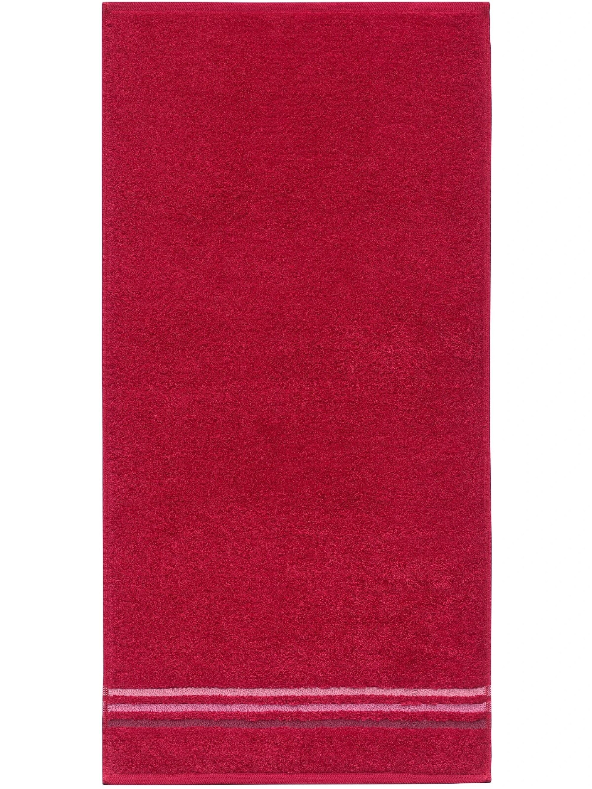 SCHIESSER Towel 'Skyline Color' in Red