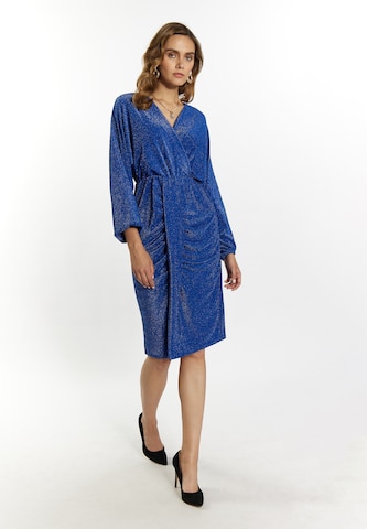 faina Dress in Blue