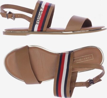 TOMMY HILFIGER Sandalen 36 in Braun: predná strana