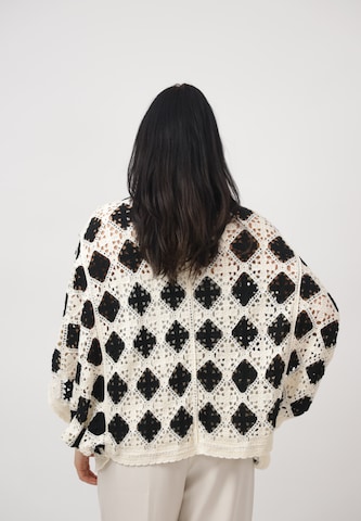 Cardigan oversize Elara en noir