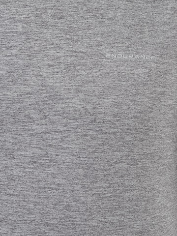 ENDURANCE Regular Fit Sportshirt 'Mell' in Grau