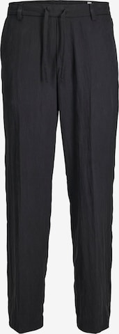 Loosefit Pantalon Jack & Jones Junior en noir : devant