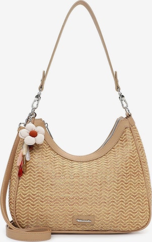Borsa a spalla 'Konstantina' di Tamaris in beige: frontale